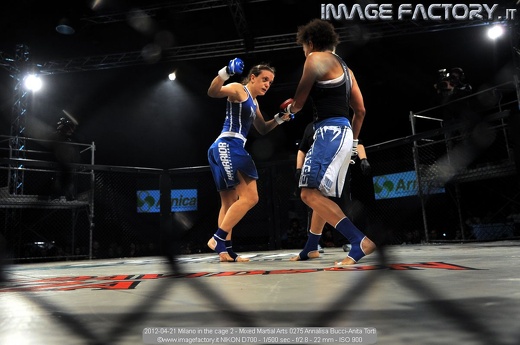 2012-04-21 Milano in the cage 2 - Mixed Martial Arts 0275 Annalisa Bucci-Anita Torti